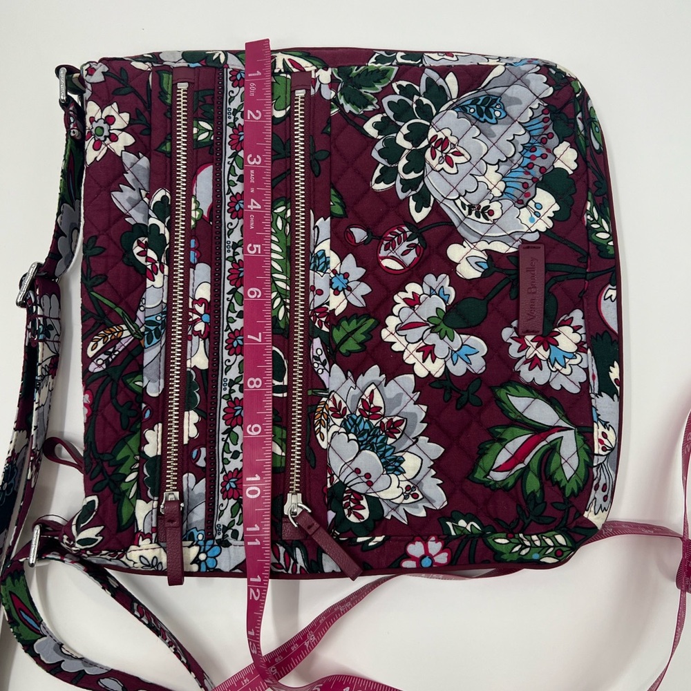 Vera Bradley Iconic Triple zip hipster purse - Picture 12 of 12